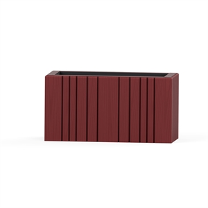 SQUARELY COPENHAGEN - Plantekasse - Unfold WIDE - Terracotta Red - 77 x 33 x 40 cm 