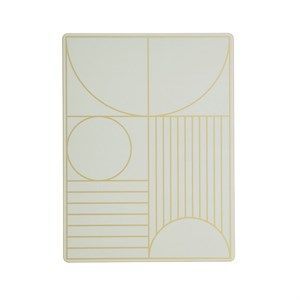 Image of Ferm Living dækkeserviet - Outline dinner mat i mint