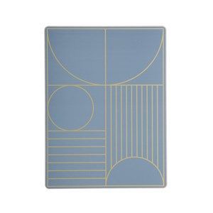 Image of Ferm Living dækkeserviet - Outline dinner mat i dusty blue