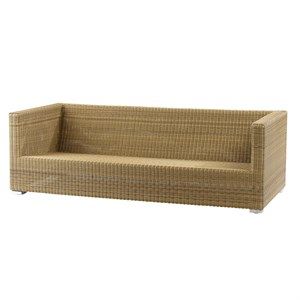 Image of Cane-line - Chester 3 pers. lounge sofa - Natur