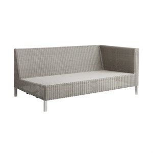 Image of Cane-line - Connect 2 pers. modulsofa, venstre - Taupe