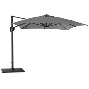 Image of Cane-line - Parasol - Hyde luxe, 3x4 m. inkl. fod - Antracit