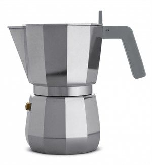 Image of Alessi - Espresso kaffemaskine, 6 kopper - Grå