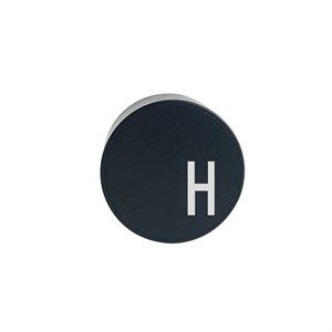 Image of Design Letters - Charger - "H" - Sort