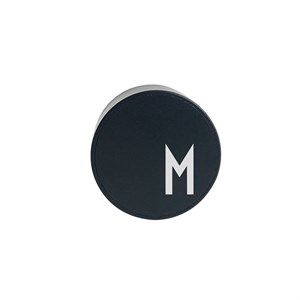 Image of Design Letters - Charger - "M" - Sort