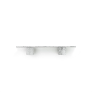 Normann Copenhagen - Sten Hylde - 80 cm - hvid marmor