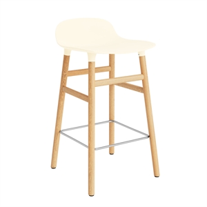 Normann Copenhagen - Form Barstool 65 cm - Creme/Eg