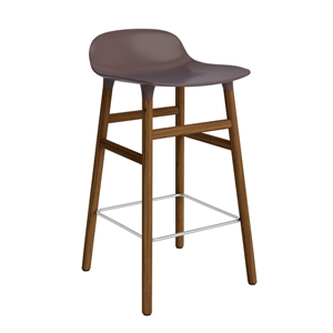 Normann Copenhagen - Form Barstool 65 cm - Brun/Valnød