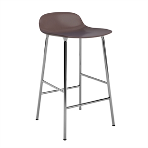 Normann Copenhagen - Form Barstool 65 cm - Brun/krom