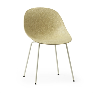 Normann Copenhagen - Spisebordsstol - Mat Chair - Hemp - Creme/Stål