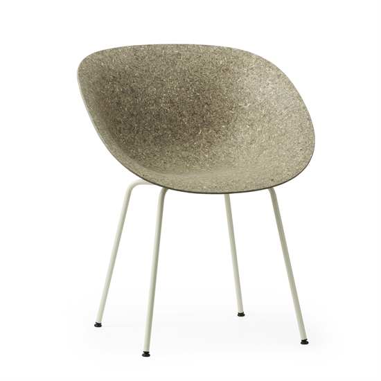 Normann Copenhagen - Armstol - Mat Chair - Seaweed - Creme/Stål