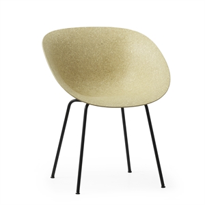 Normann Copenhagen - Armstol - Mat Chair - Hemp - Sort/Stål