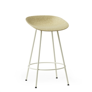 Normann Copenhagen - Barstol - Mat Chair - Hemp - Creme/Stål