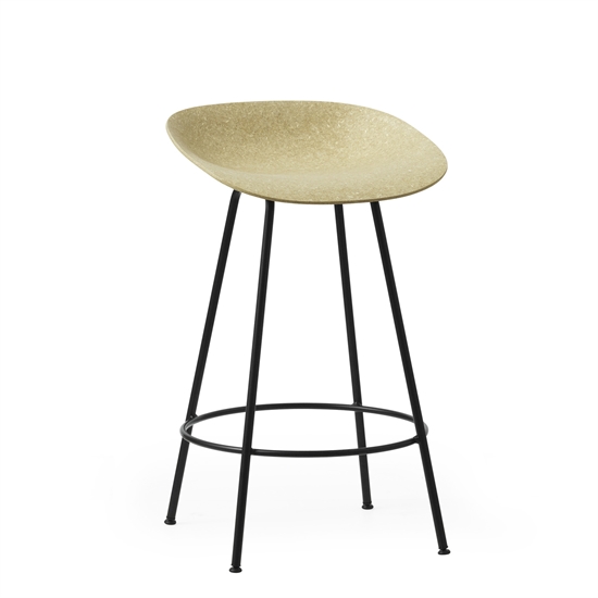 Normann Copenhagen - Barstol - Mat Chair - Hemp - Sort/Stål