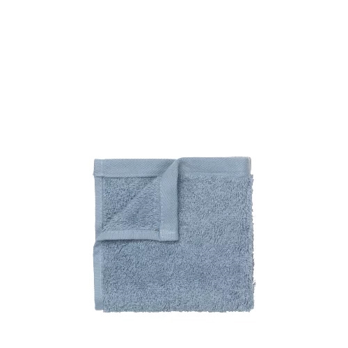 Blomus - Set of 2 Guest Hand Towels, 30 x 50 cm  Ashley Blue   - RIVA -