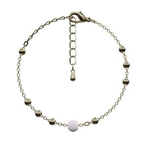 Image of Grundled - Armbånd - Matrix med pale lilac kugle