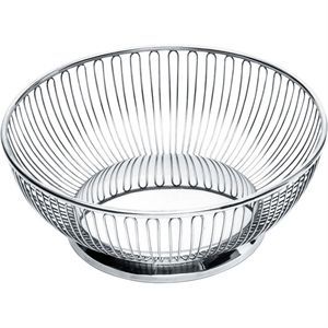 Image of Alessi rund basket stål skål Ø 15 cm