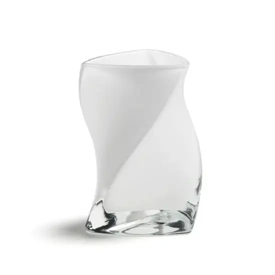 Piet Hein - TWISTER-vase 16 cm - OPAL ( 2 lag glas )