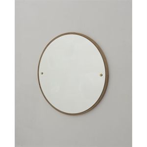 Image of Frama spejl - Circle Mirror small i massiv eg