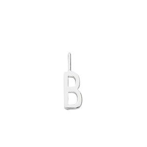 Image of Design Letters - Bogstav vedhæng H10 - "B" - Sterlingsølv