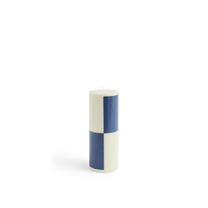 Hay - Bloklys - Column - Large - Milky green & Dark Blue