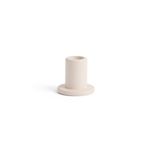 HAY - Tube Candleholder S - Concrete - Light Pink