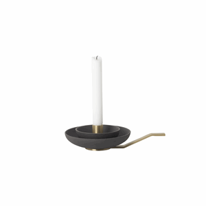 Image of Ferm Living - Lysestage "Around Candle Holder" - Charcoal