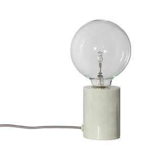 Image of Frandsen bordlampe - Bristol bordlampe i hvid marmor