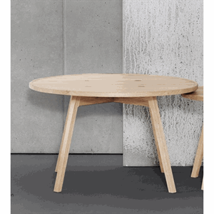 Image of Andersen Furniture - Sofabord "Caffee Table" C2 (Ø:80xH:47,5cm) - Massiv eg