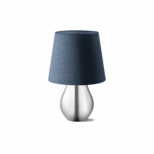 Image of Georg Jensen - Cafu Lampe - Lille - (Stål/Mørkeblå)