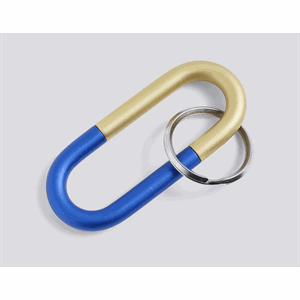 Image of HAY - "Cane Key Ring" Nøglering - Blå