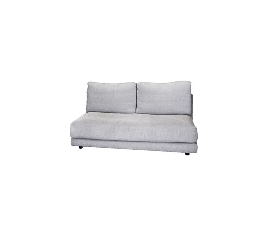 Cane-Line - Scale 2-pers. sofa modul  Light grey, Cane-line Essence