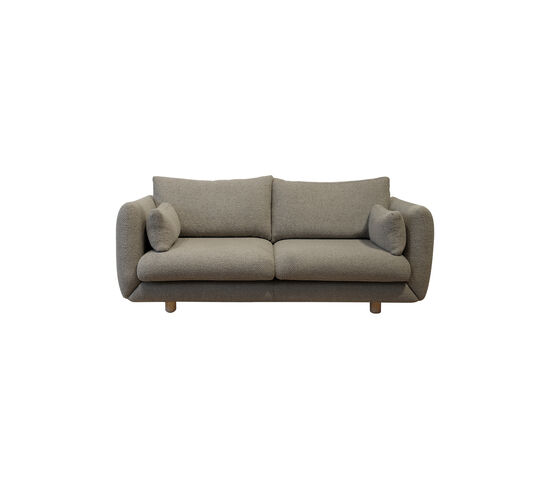 Cane-Line - Bloom 2-pers. sofa m/teak ben  Taupe, Cane-line Flair