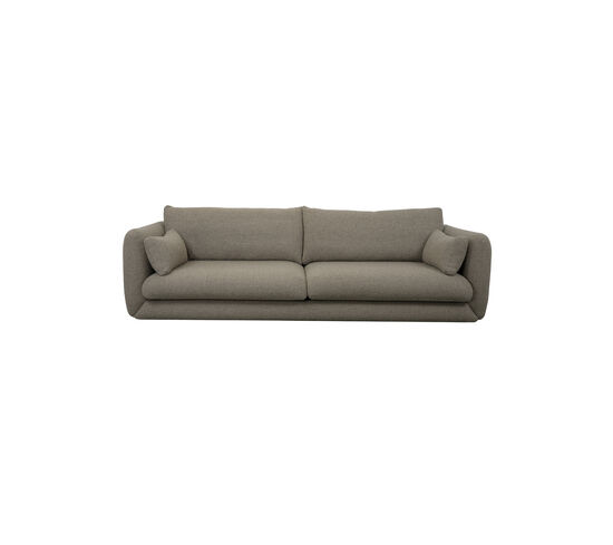 Cane-Line - Bloom 3-pers. sofa m/plint  Taupe, Cane-line Flair