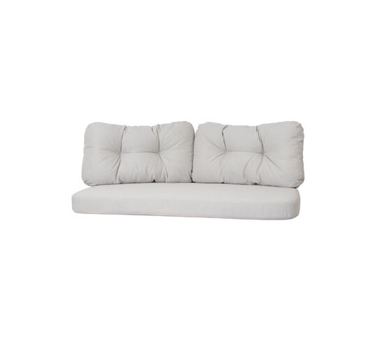 Cane-Line - Ocean large 2-pers. sofa hyndesæt  White grey, Cane-line Link