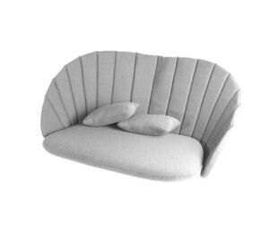 Cane-Line - Peacock 2-pers. sofa hyndesæt 4 hynder pr. hyndesæt Light grey, Cane-line Focus