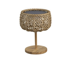 Cane-Line - Illusion Glow bordlampe lille m/natural Cane-line Weave Teak