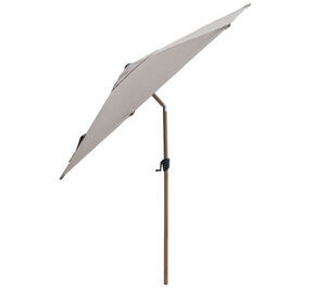 Cane-Line - Sunshade parasol m/tilt, dia. 3 m Taupe dug Wood look, aluminium pol