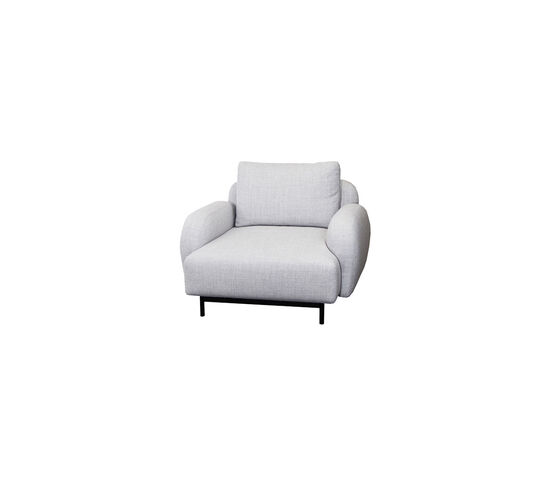 Cane-Line - Aura loungestol m/lavt armlæn  Light grey, Cane-line Ambience