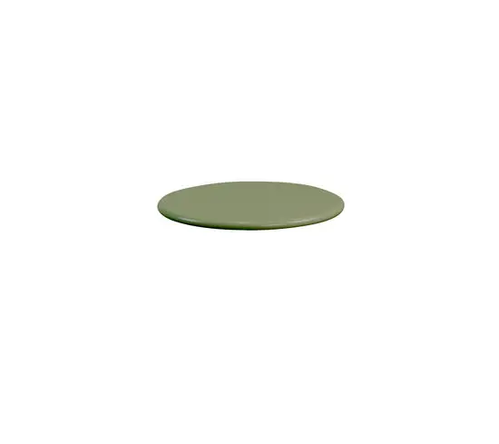 Cane-Line - Bordplade dia. 45 cm Semi glossy Olive green, aluminium