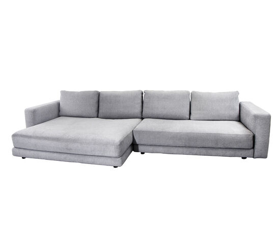 Cane-Line - Scale 2-pers. sofa m/dobbelt daybed & armlæn  Light grey, Cane-line Essence