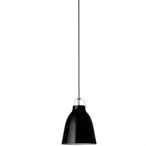 Fritz Hansen - Loftlampe - Caravaggio - Sort/Sort - P2 Medium - Sort ledning 3m