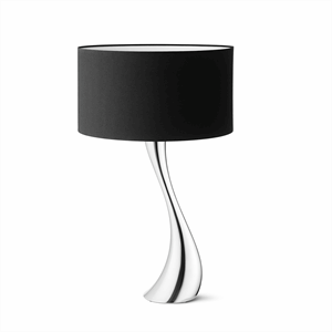 Image of Georg Jensen - Cobra Bordlampe - Medium - (Stål/Sort)