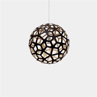 David Trubridge - Coral Pendel - Sort/natur Ø 40cm