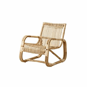 Image of Cane Line - Curve Rattan Lounge Stol - Rattan/Natur