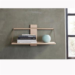 Image of Andersen Furniture - Shelf Wood Wall - Oak - 45x20xH32 cm