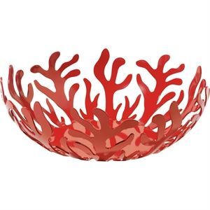 Image of Alessi Mediterraneo frugtskål i rød - ø 25 cm