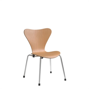 Fritz Hansen - Børnestol - Series 7™ - Oregon Pine/krom ben