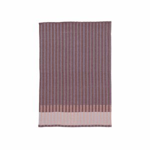 Image of Ferm Living - "Grain Jacquard" Viskestykke - Bordeaux