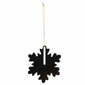 Image of By Wirth - Hang On - Juleophæng - Snowflake (Snefnug) - Sort